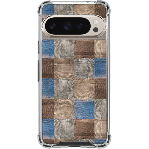 Lumber Grid Pixel 9/9 Pro Clear Case